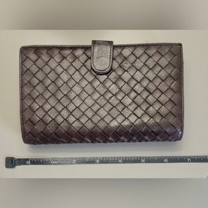 Bottega Veneta Brown Woven Clutch
